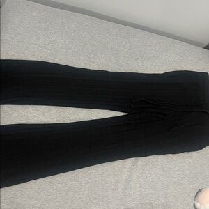 Inspired Hearts Black Textured Pants